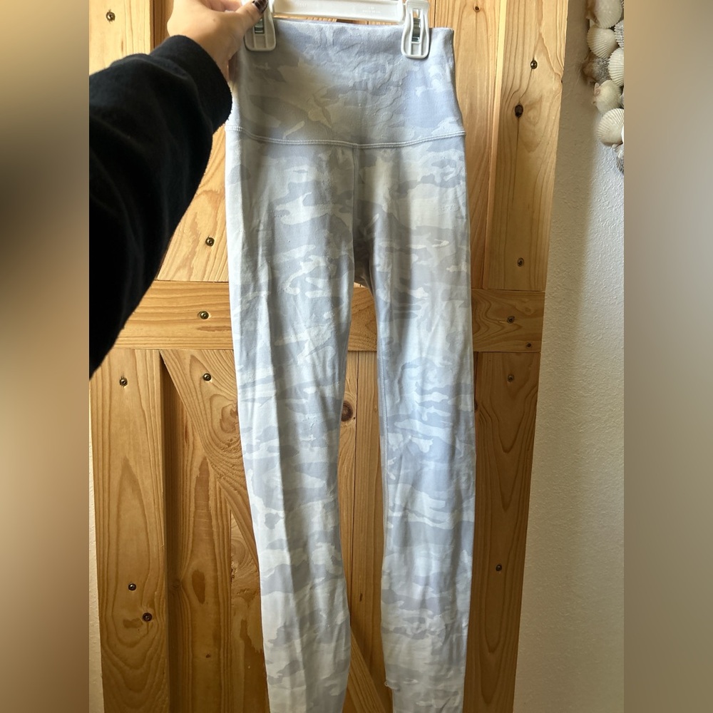 White Camo Lululemon leggings